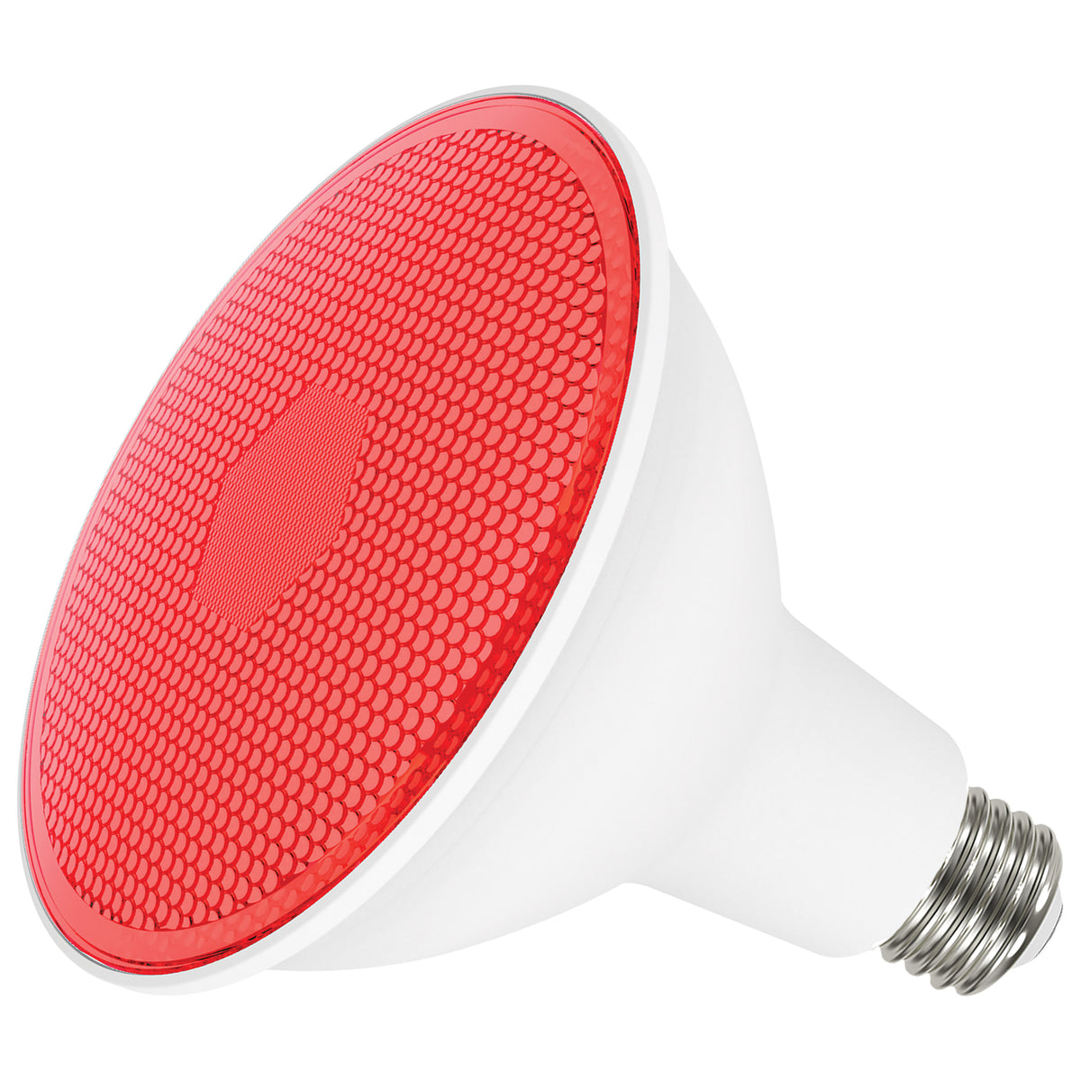 11.5 Watt PAR38 LED - Red - 90 degree Beam Angle - Medium base - 120 Volt