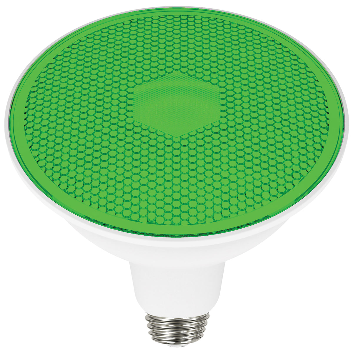 11.5 Watt PAR38 LED - Green - 90 degree Beam Angle - Medium base - 120 Volt
