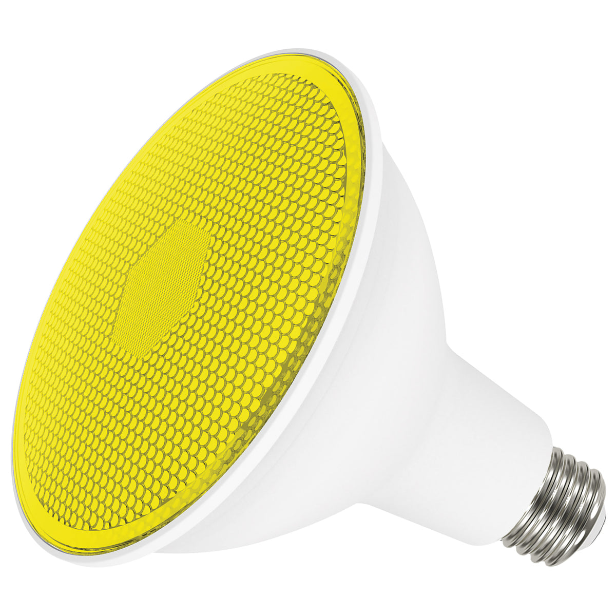 11.5 Watt PAR38 LED - Yellow - 90 degree Beam Angle - Medium base - 120 Volt