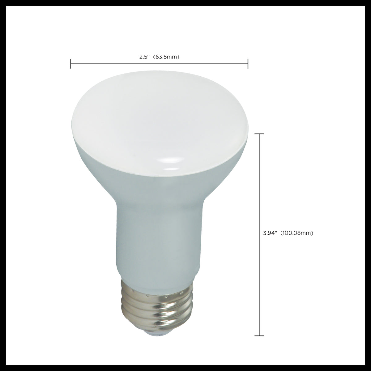6 Watt - R20 LED - 2700K - Medium base - 120 Volt
