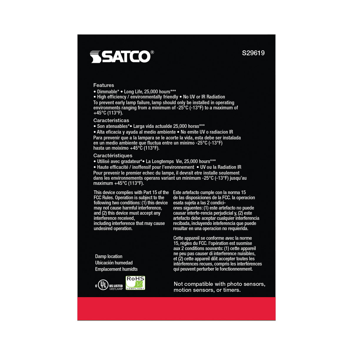 4 Watt - LED G25 - 2700K - Medium base - 120 Volt