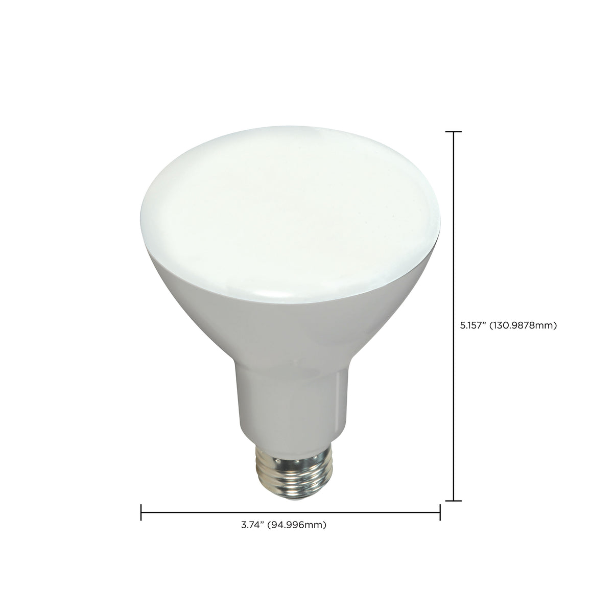 7.5 Watt - BR30 LED - 2700K - Medium base - 120 Volt
