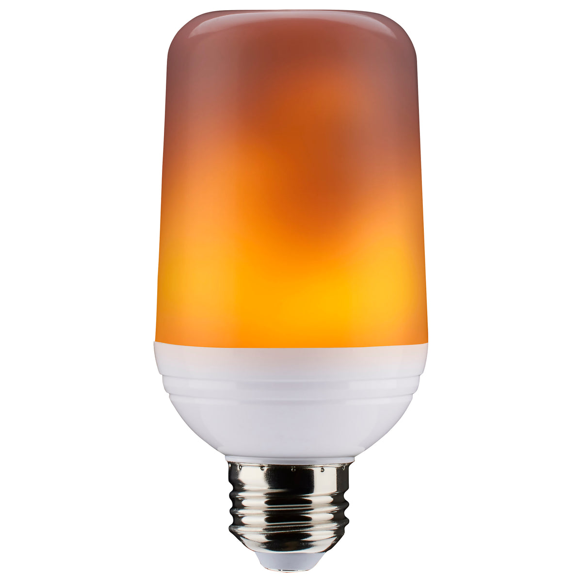 2.5 Watt LED Flame Bulb - T19 - Medium Base - 120 Volt for living rooms and bedrooms