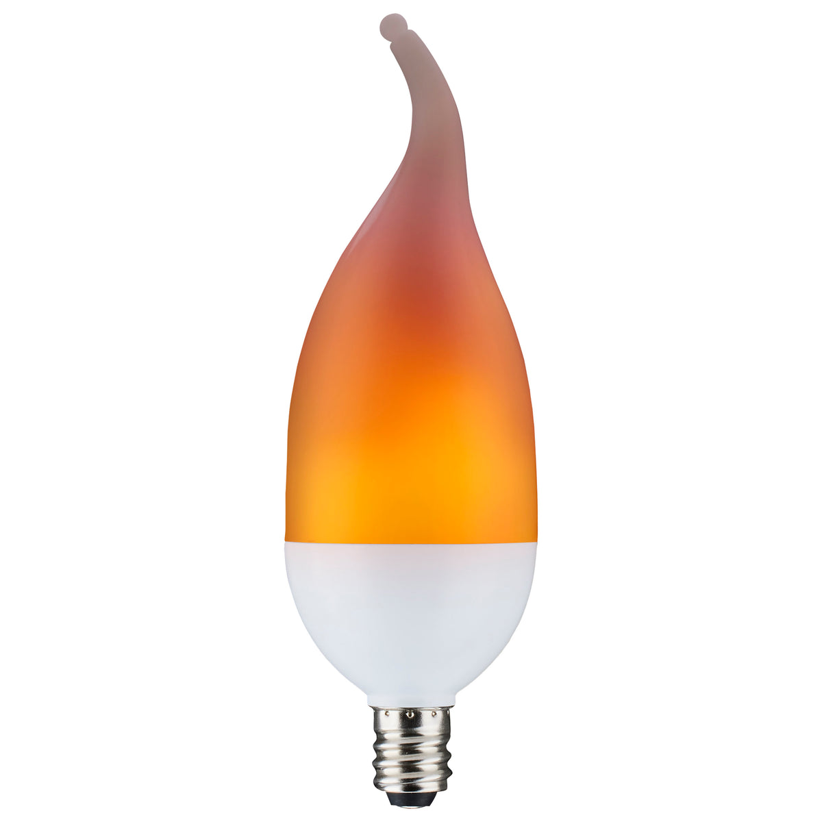 2 Watt LED Flame Bulb - B11 - Candelabra base - 120 Volt lighting product