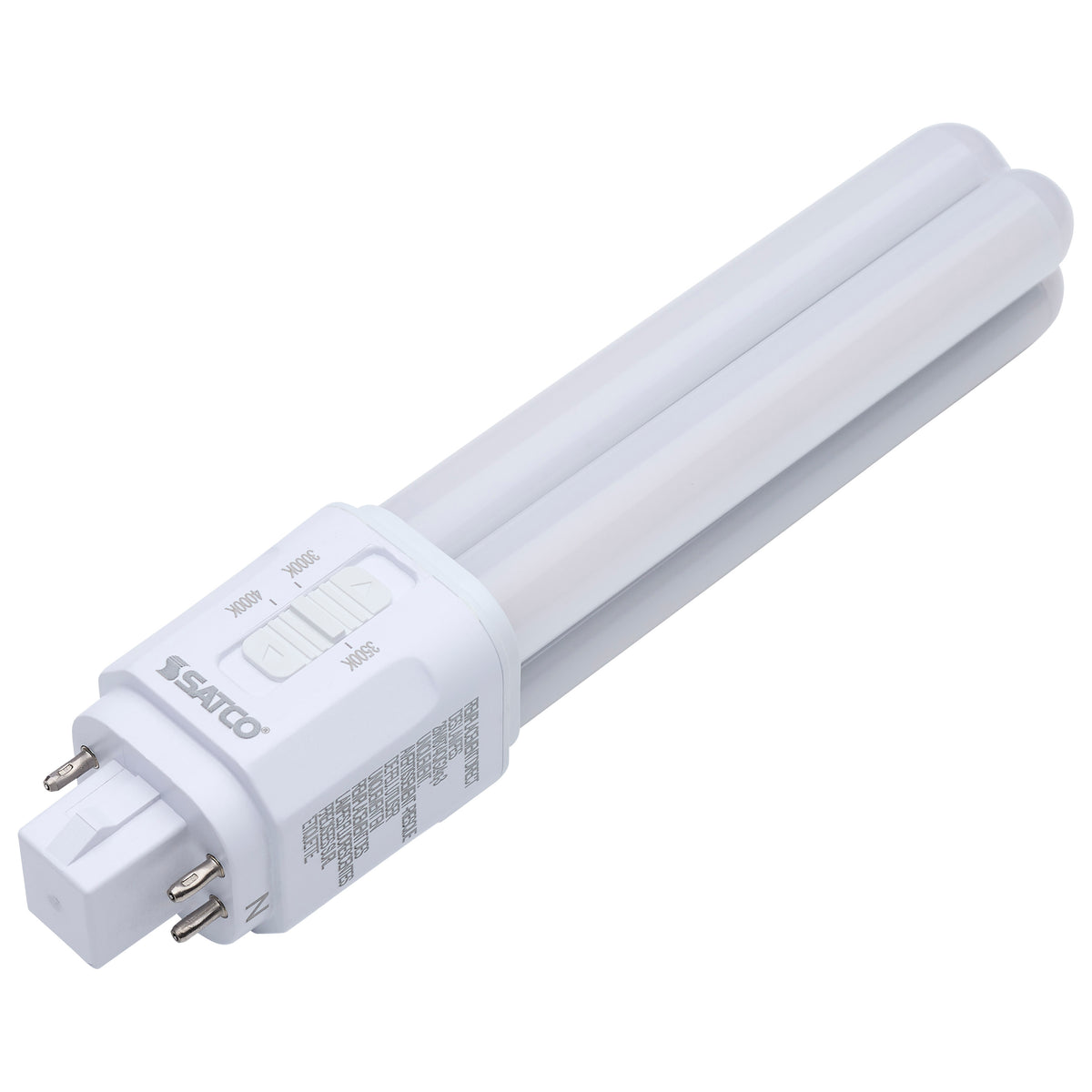9.5 Watt LED PL - 30K/35K/40K CCT Selectable - G24q Base - Type A/B - 120-277 Volt
