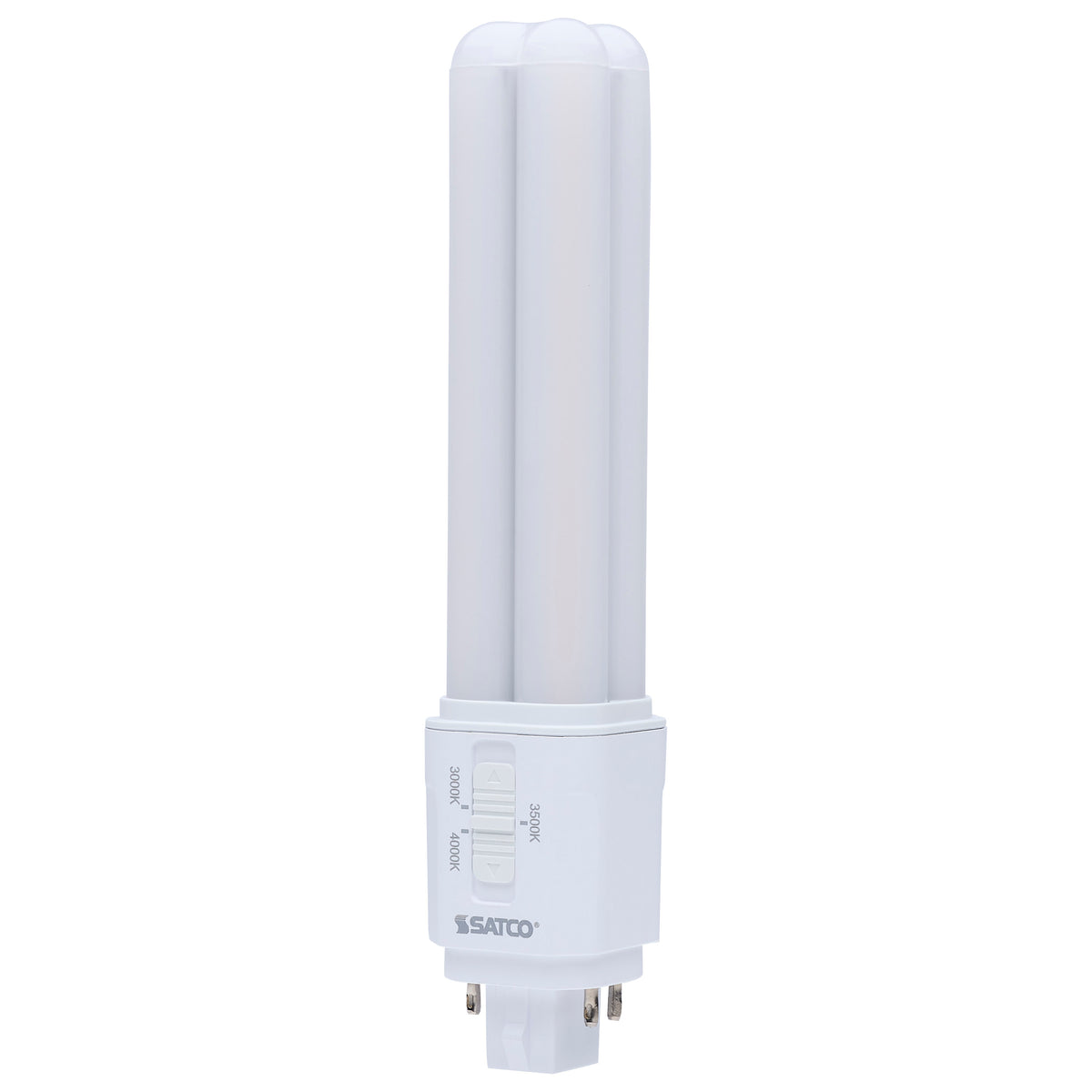 9.5 Watt LED PL - 30K/35K/40K Selectable - G24q Base - Type A for ceiling fixtures and commercial spaces