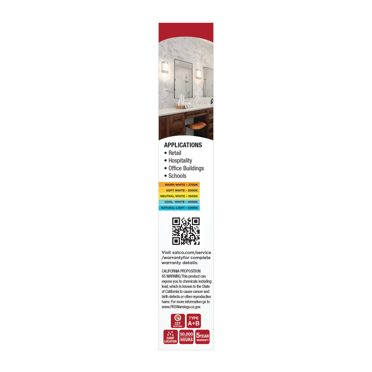 3 Watt PLS LED - 27K/3K/35K/4K/5K CCT - G23 Base - Omni - Type A/B - 120-277 Volt