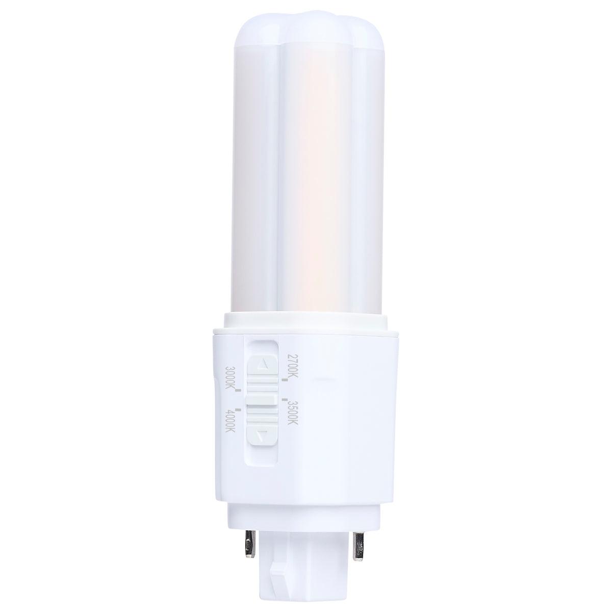 5.5 Watt PLC LED - 27K/3K/35K/4K - G24d Base - Omni - Type A/B - 120-277 Volt bulb or fixture view