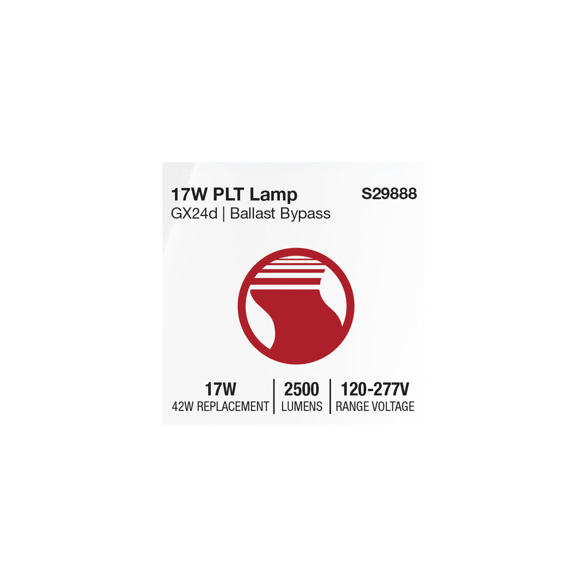 17 Watt PLT LED - 3K/35K/4K/5K CCT - Gx24d Base - Omni - Type B - 120-277 Volt