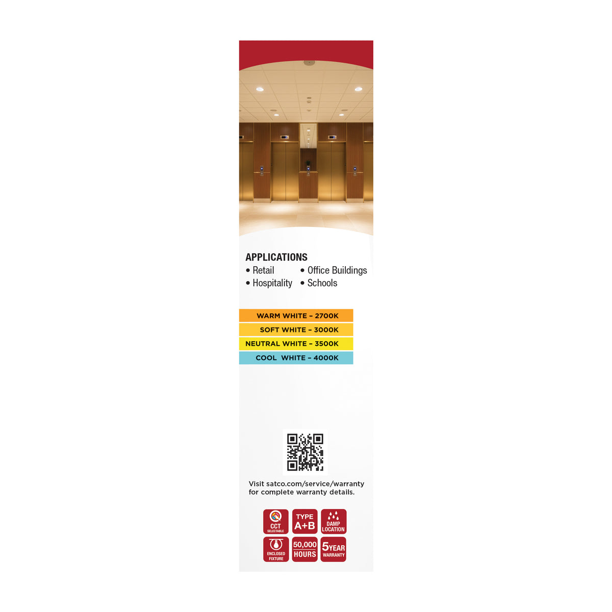 9 Watt PLC LED - 27K/3K/35K/4K CCT - GX32d Base - Omni - Type A/B - 120-277 Volt