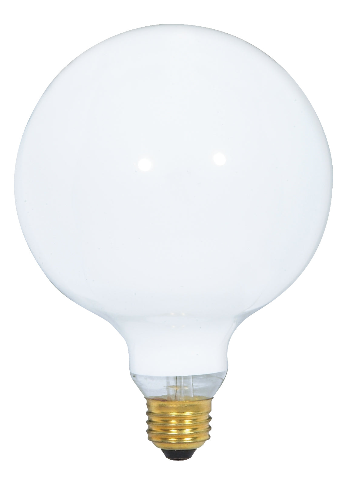 40 Watt G40 Incandescent - Gloss White - 4000 Average rated hours - 280 Lumens - Medium base - 120 Volt