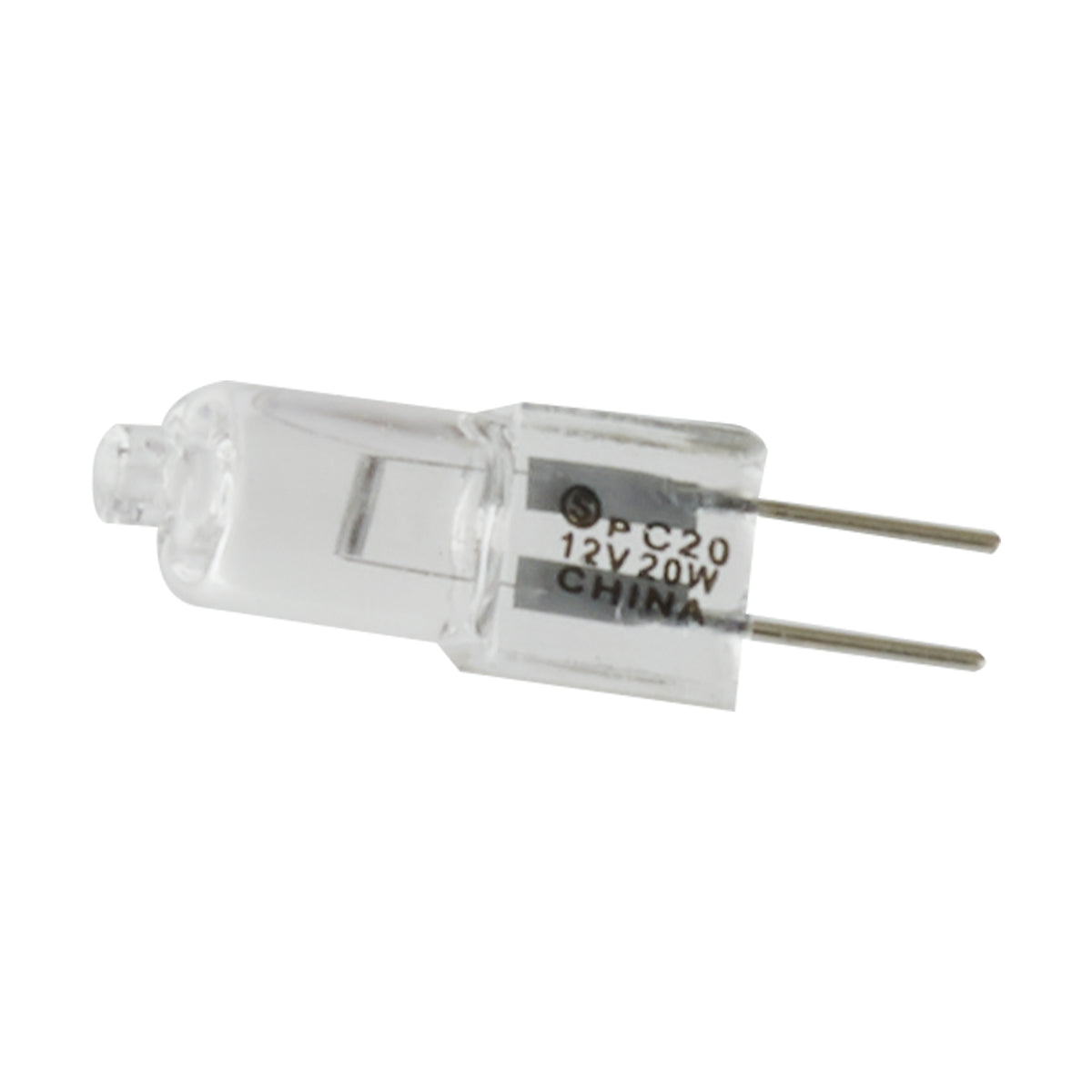 20 Watt - Halogen - T3 - Clear - 2000 Average rated hours - 300 Lumens - Bi Pin G4 base - 12 Volt