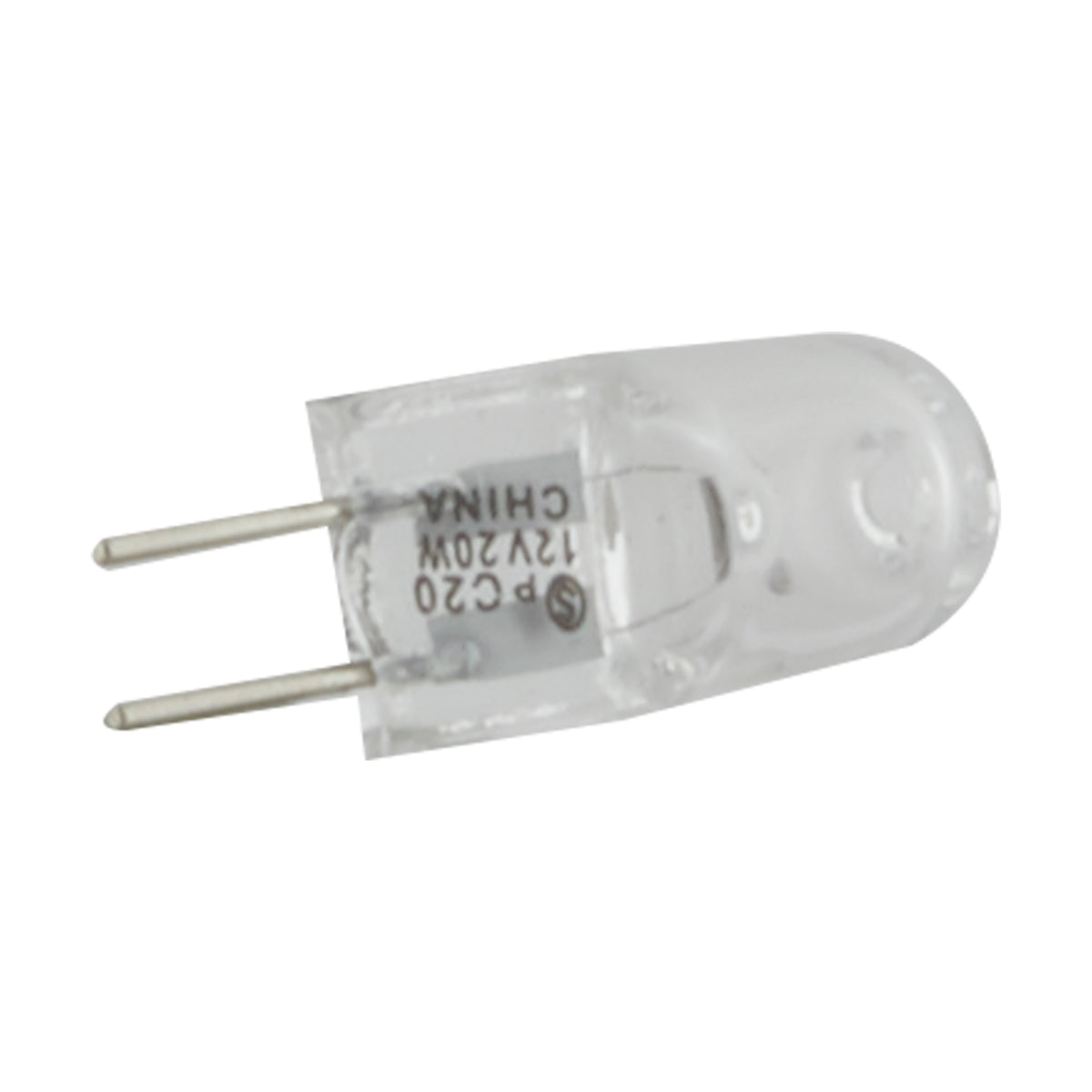 20 Watt - Halogen - T3 - Clear - 2000 Average rated hours - 300 Lumens - Bi Pin G4 base - 12 Volt