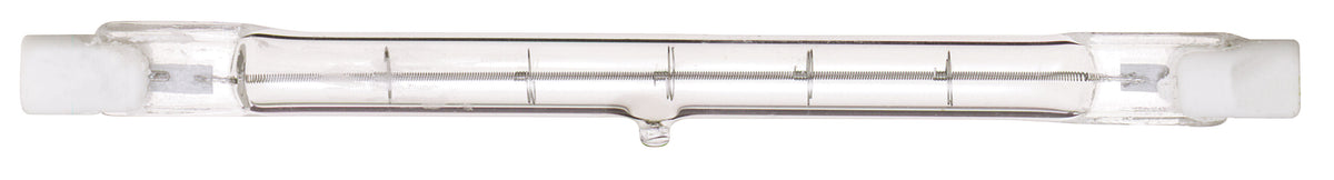 100 Watt - Halogen - T3 - Clear - 1500 Average rated hours - 1650 Lumens - Double Ended base - 118mm - 120 Volt bulb or