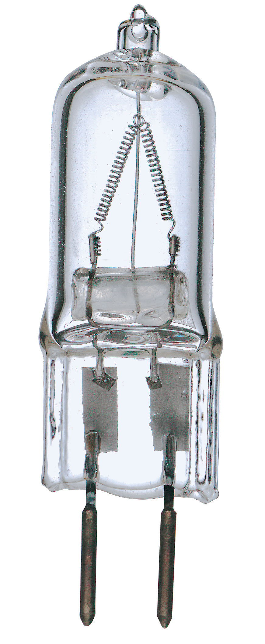 50 Watt - Halogen - T4 - Clear - 2000 Average rated hours - 750 Lumens - Bi Pin GY6.35 base - 120 Volt