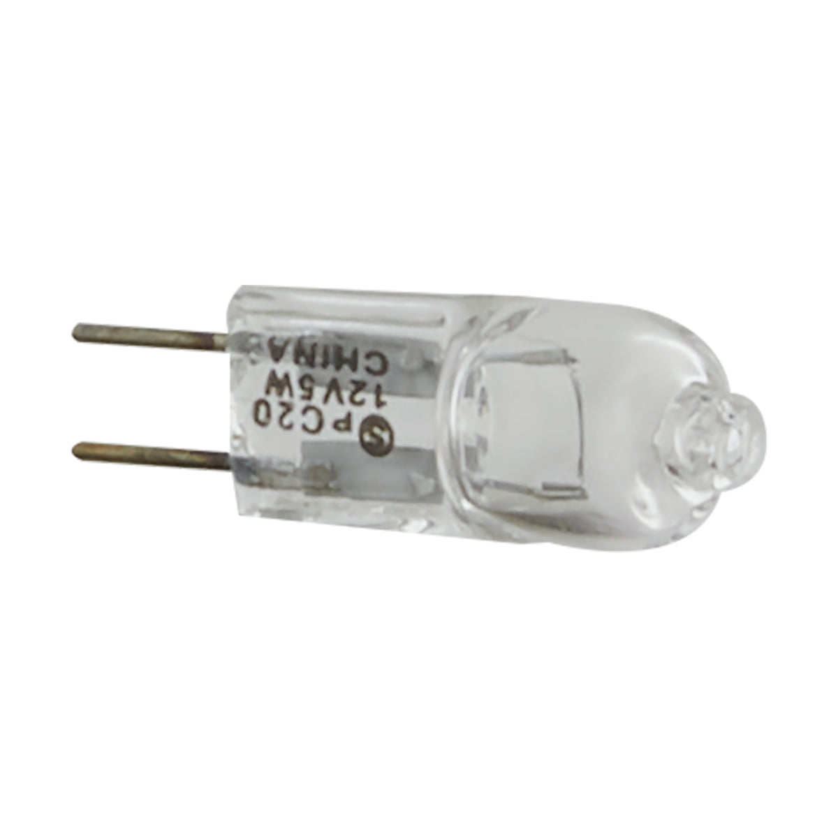 5 Watt - Halogen - T3 - Clear - 2000 Average rated hours - 50 Lumens - Bi Pin G4 base - 12 Volt