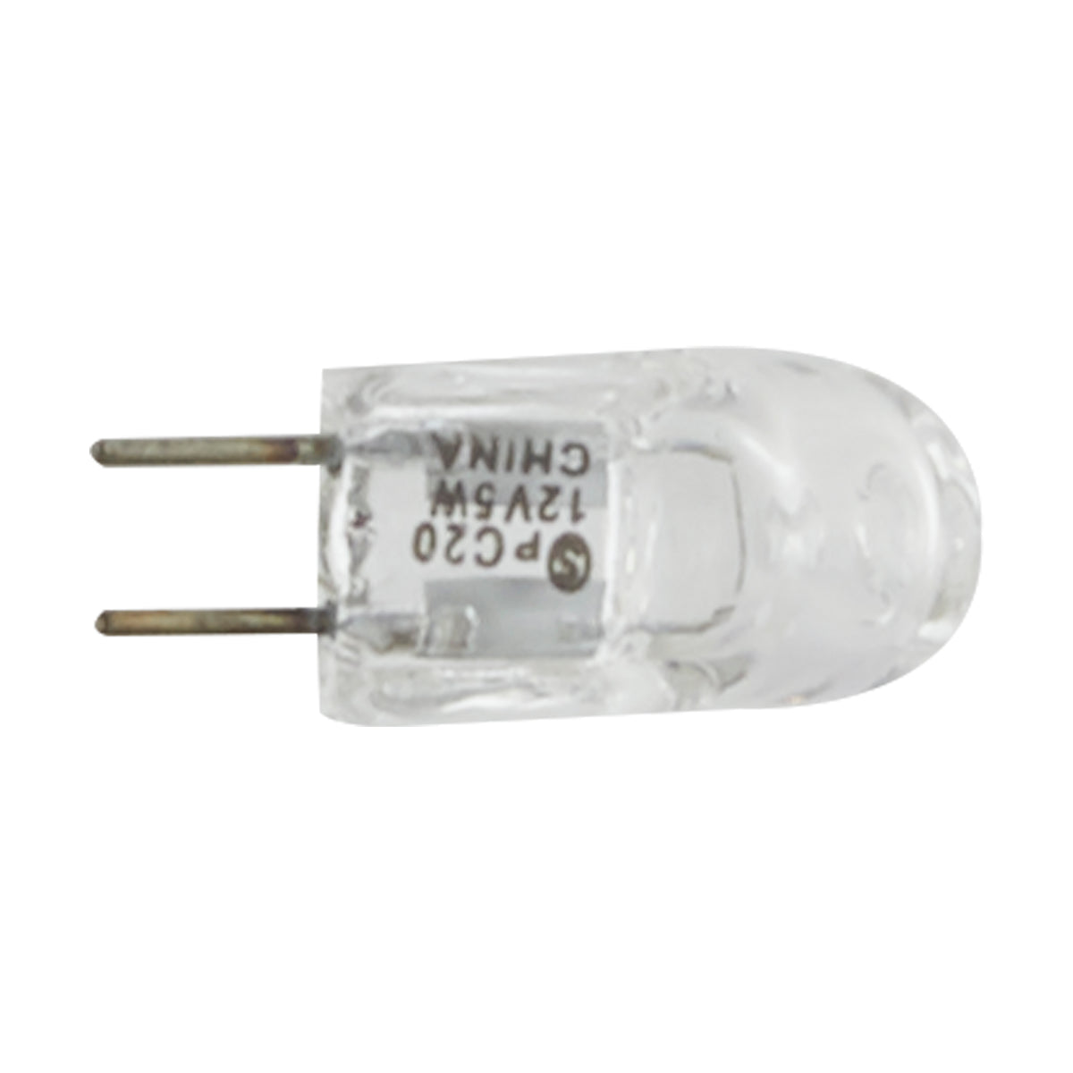 5 Watt - Halogen - T3 - Clear - 2000 Average rated hours - 50 Lumens - Bi Pin G4 base - 12 Volt