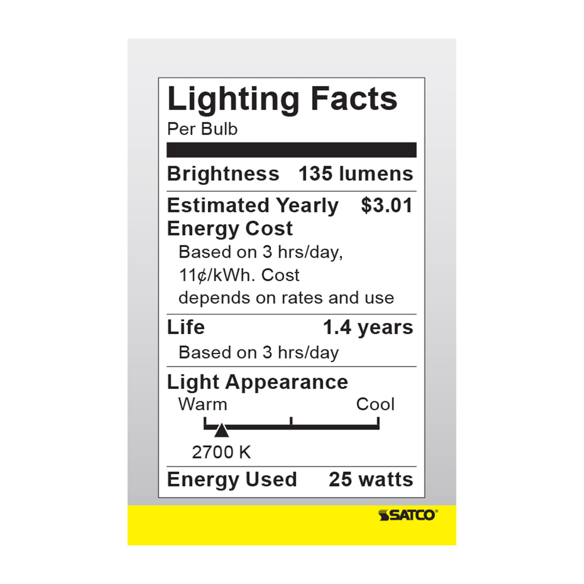 25 Watt R14 Incandescent - Frost - 1500 Average rated hours - 135 Lumens - Intermediate base - 120 Volt