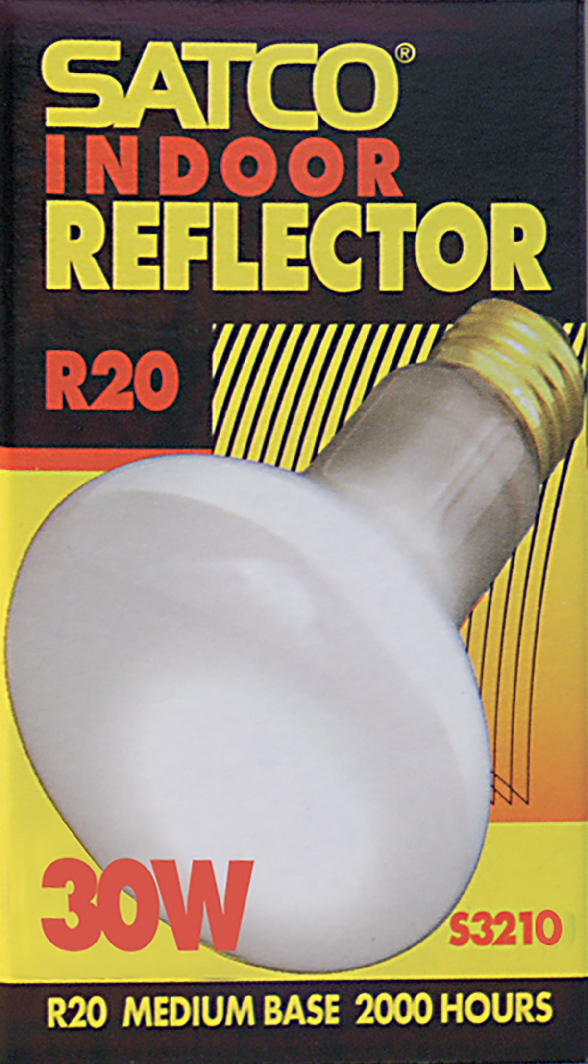 30 Watt R20 Incandescent - Frost - 2000 Average rated hours - 185 Lumens - Medium base - 120 Volt