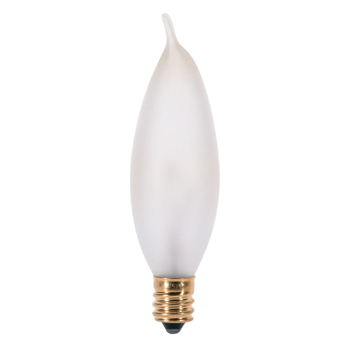25 Watt CA8 Incandescent - Frost - 1500 Average rated hours - 200 Lumens - Candelabra base - 120 Volt product image