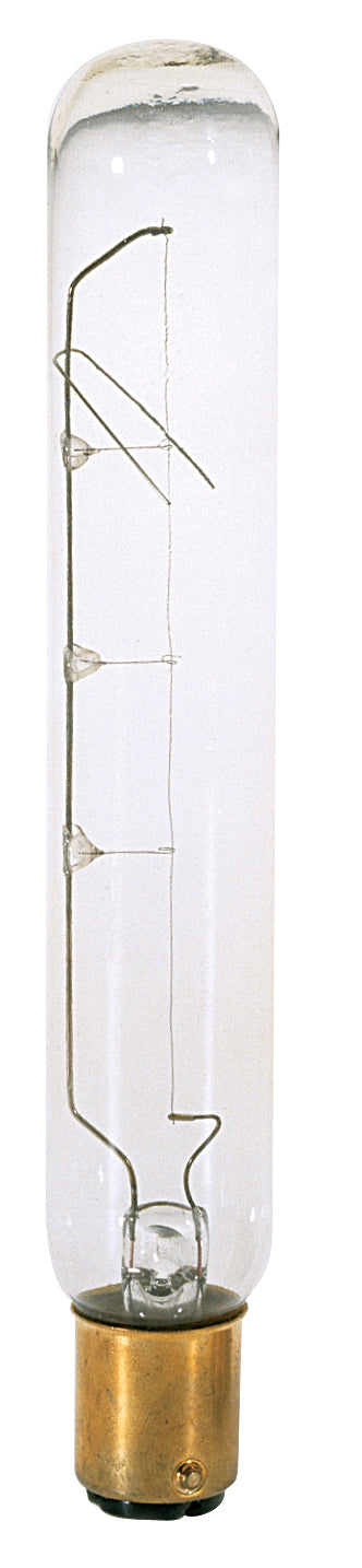 20 Watt T6 1/2 Incandescent - Clear - 1500 Average rated hours - 150 Lumens - DC Bay base - 130 Volt for commercial spaces