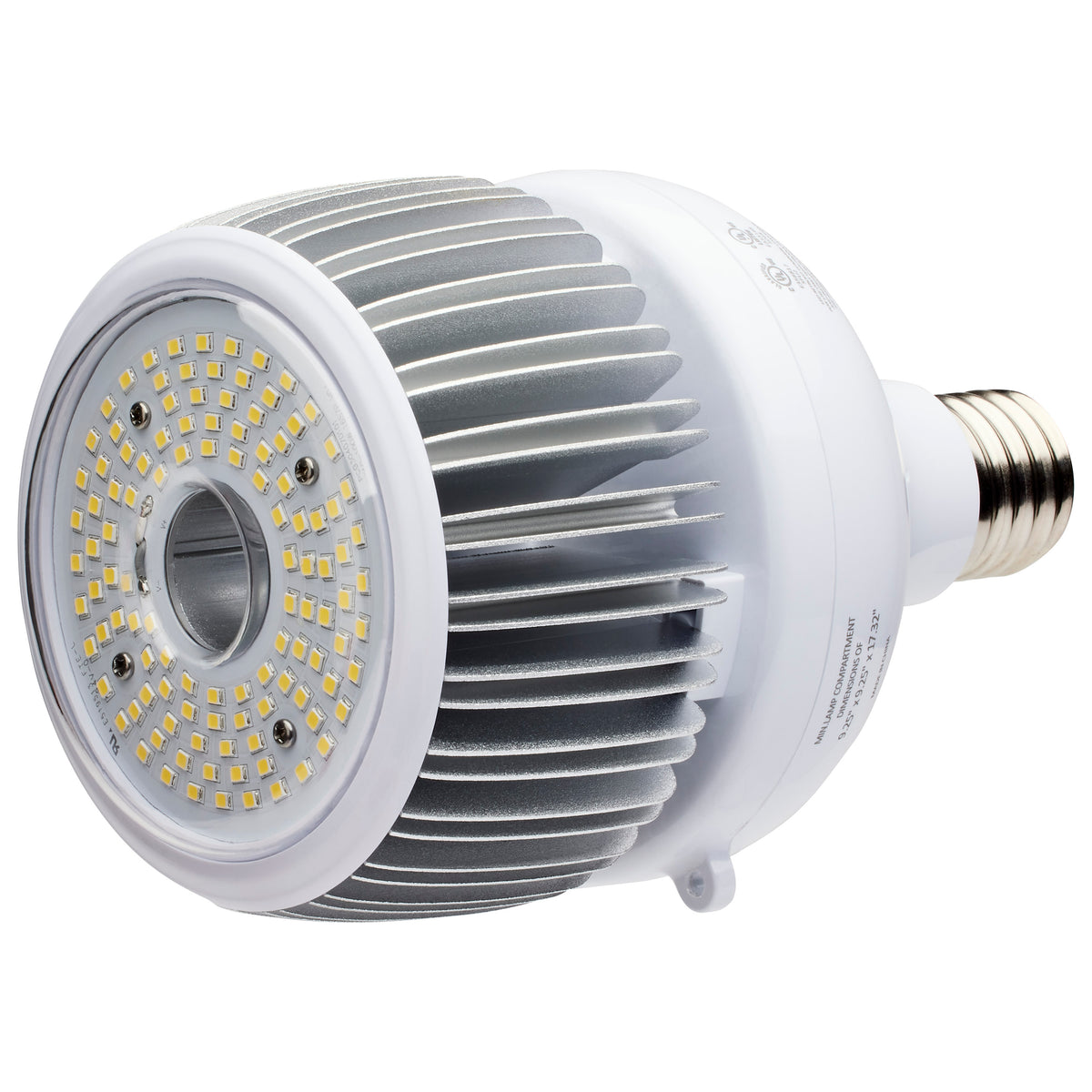 60/80/100 Wattage Selectable - LED - Hi-Bay - Type B - Ballast Bypass - Mogul Extended - 5000K - 100V-277V - 250W-300W Metal Halide Replacement