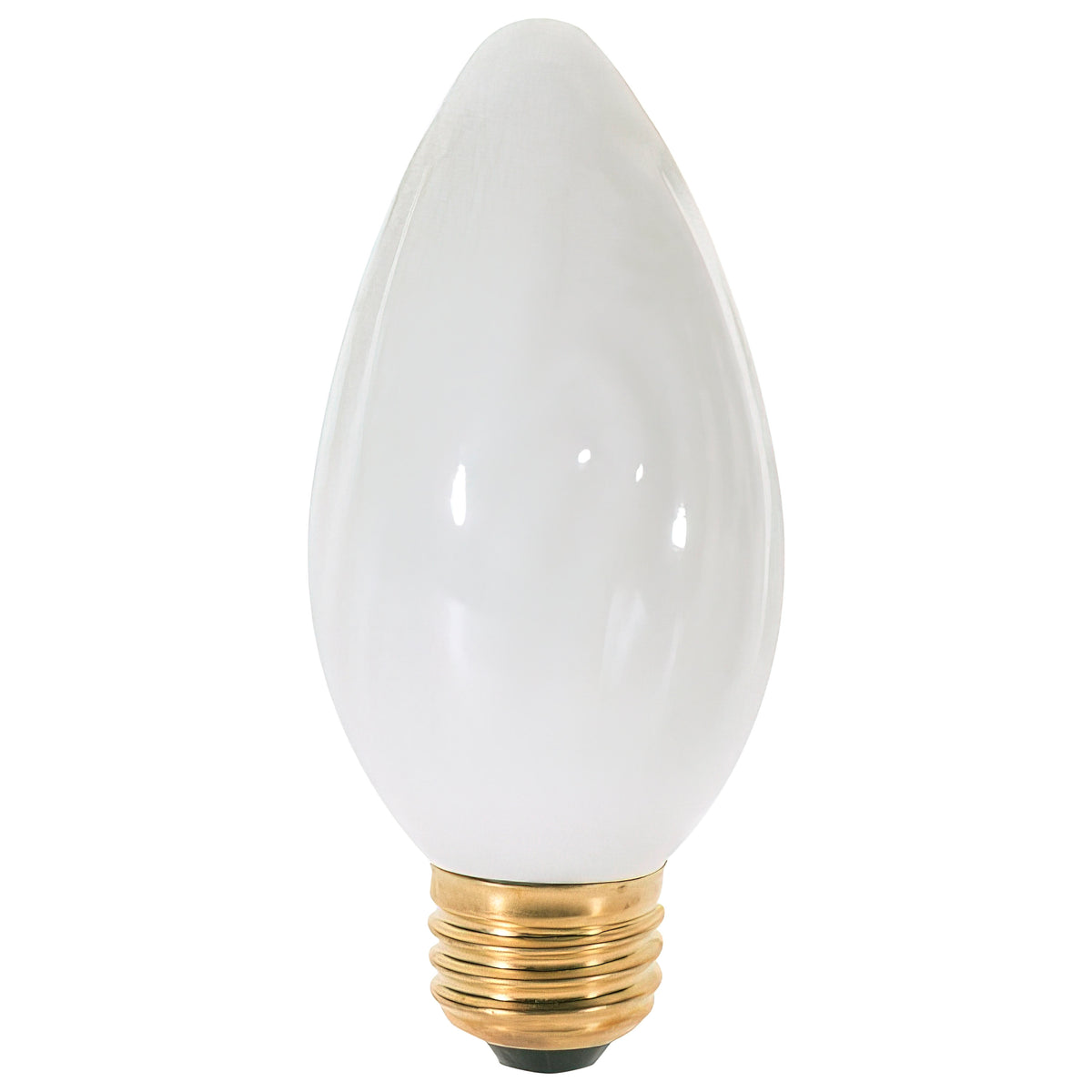 25 Watt F15 Incandescent - White - 1500 Average rated hours - 160 Lumens - Medium base - 120 Volt