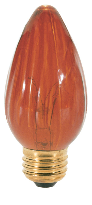 40 Watt F15 Incandescent - Amber - 1500 Average rated hours - Medium base - 120 Volt bulb or fixture view