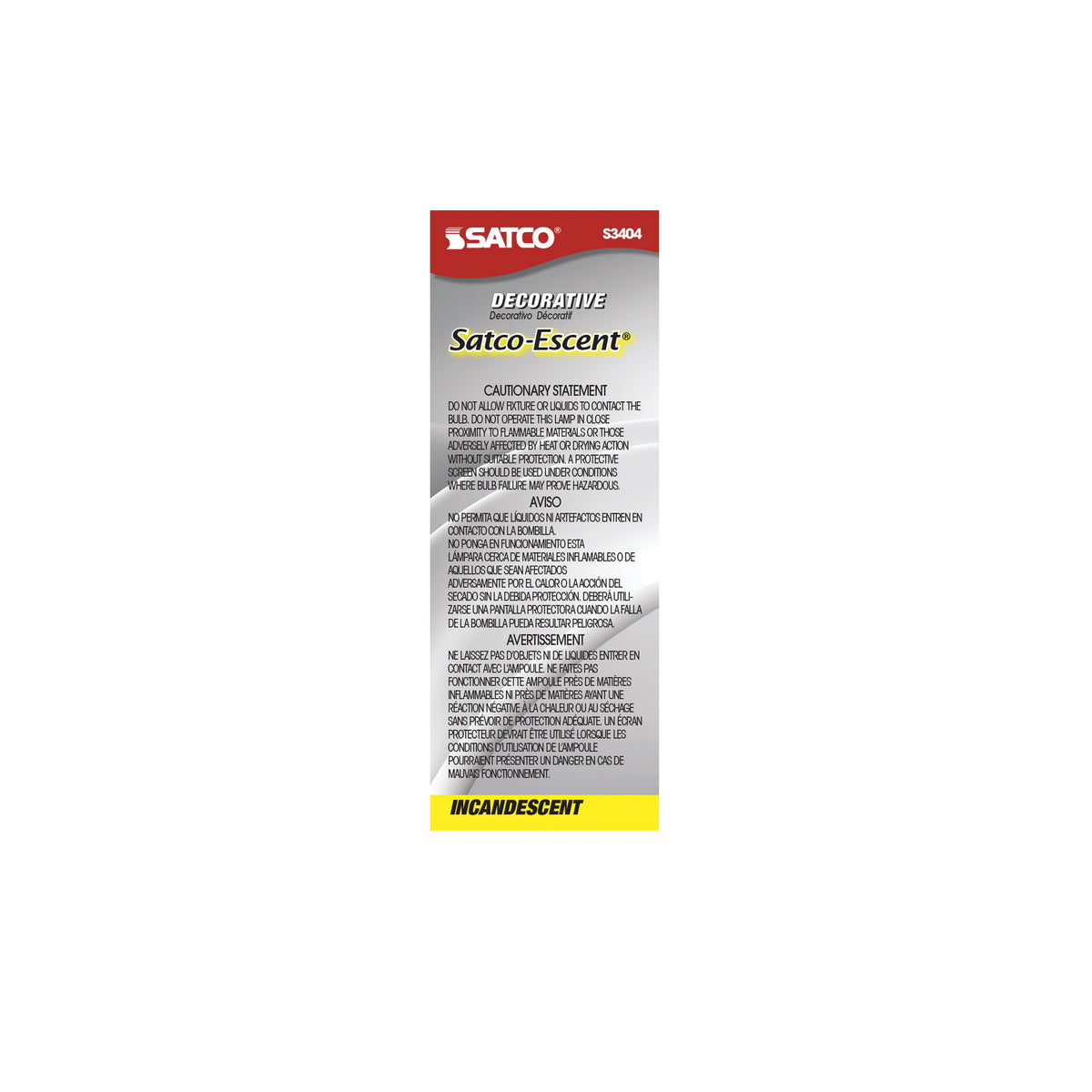 40 Watt C11 Incandescent - Spun White - 4000 Average rated hours - 247 Lumens - Candelabra base - 120 Volt