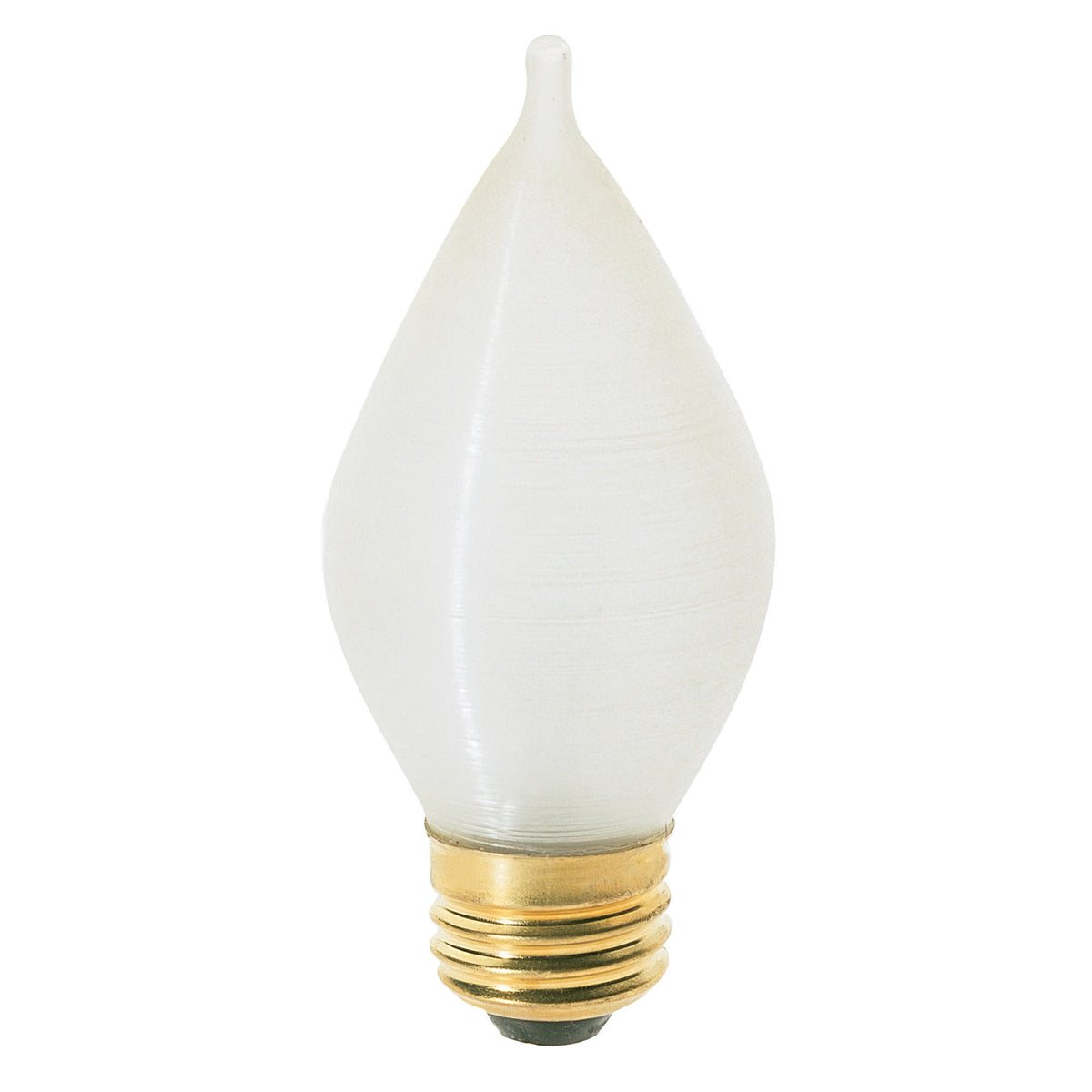 25 Watt C15 Incandescent - Spun White - 4000 Average rated hours - 160 Lumens - Medium base - 120 Volt