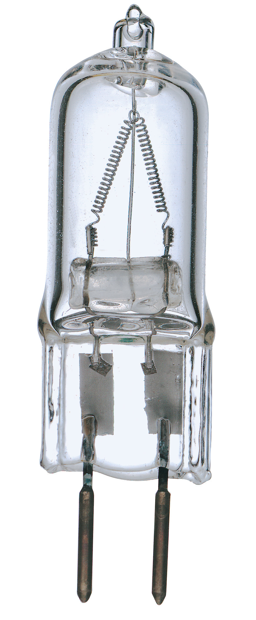 35 Watt - Halogen - T4 - Clear - 2000 Average rated hours - 380 Lumens - Bi Pin GY6.35 base - 120 Volt - Carded bulb or