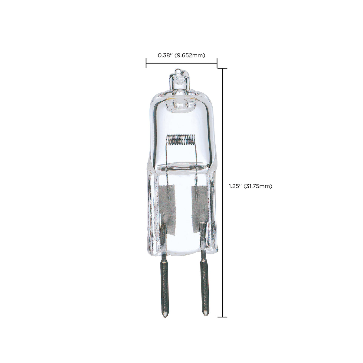 20 Watt - Halogen - T3 - Clear - 2000 Average rated hours - 300 Lumens - Bi Pin G4 base - 12 Volt - Carded