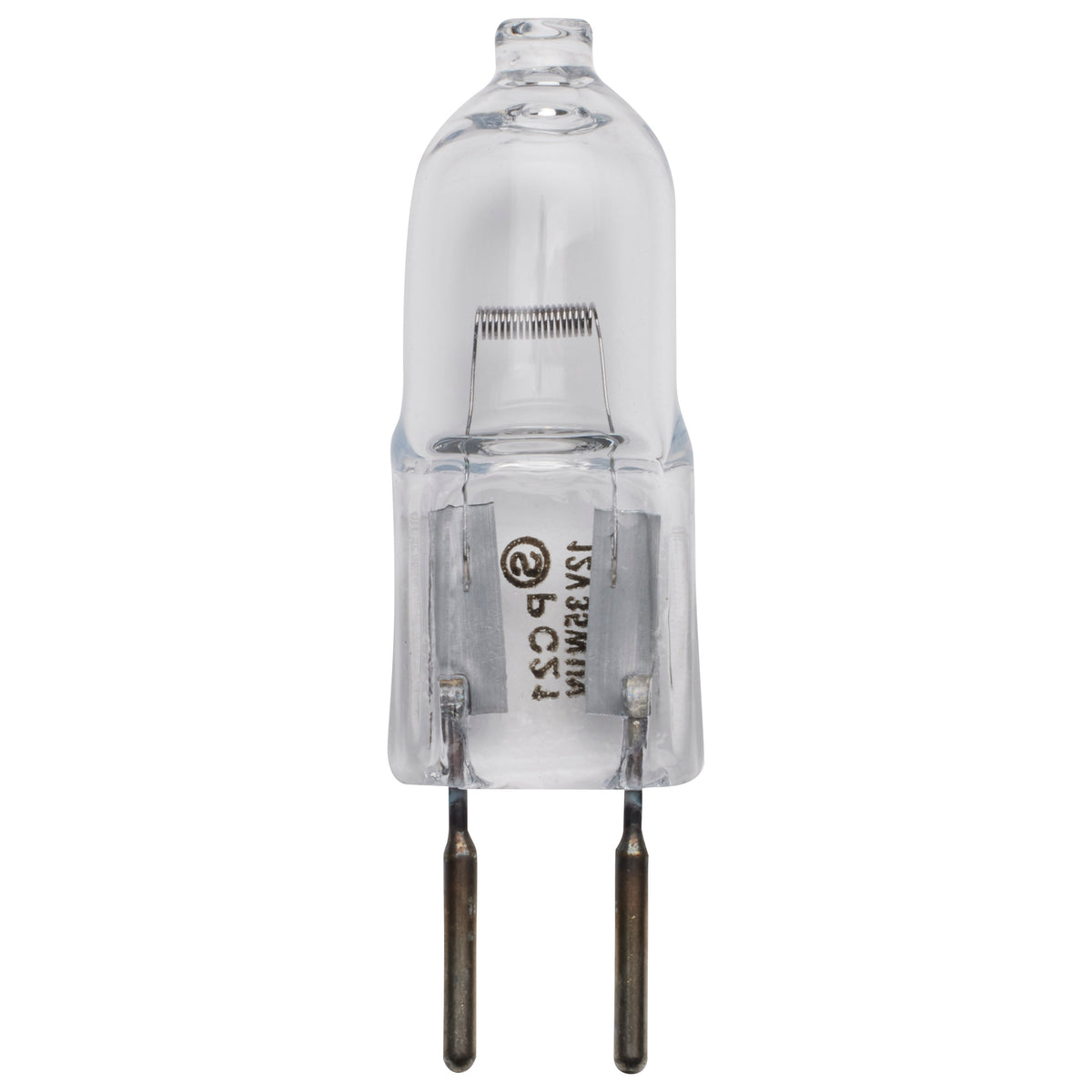 35 Watt - Halogen - T4 - Clear - 2000 Average rated hours - 595 Lumens - Bi Pin GY6.35 base - 12 Volt - Carded