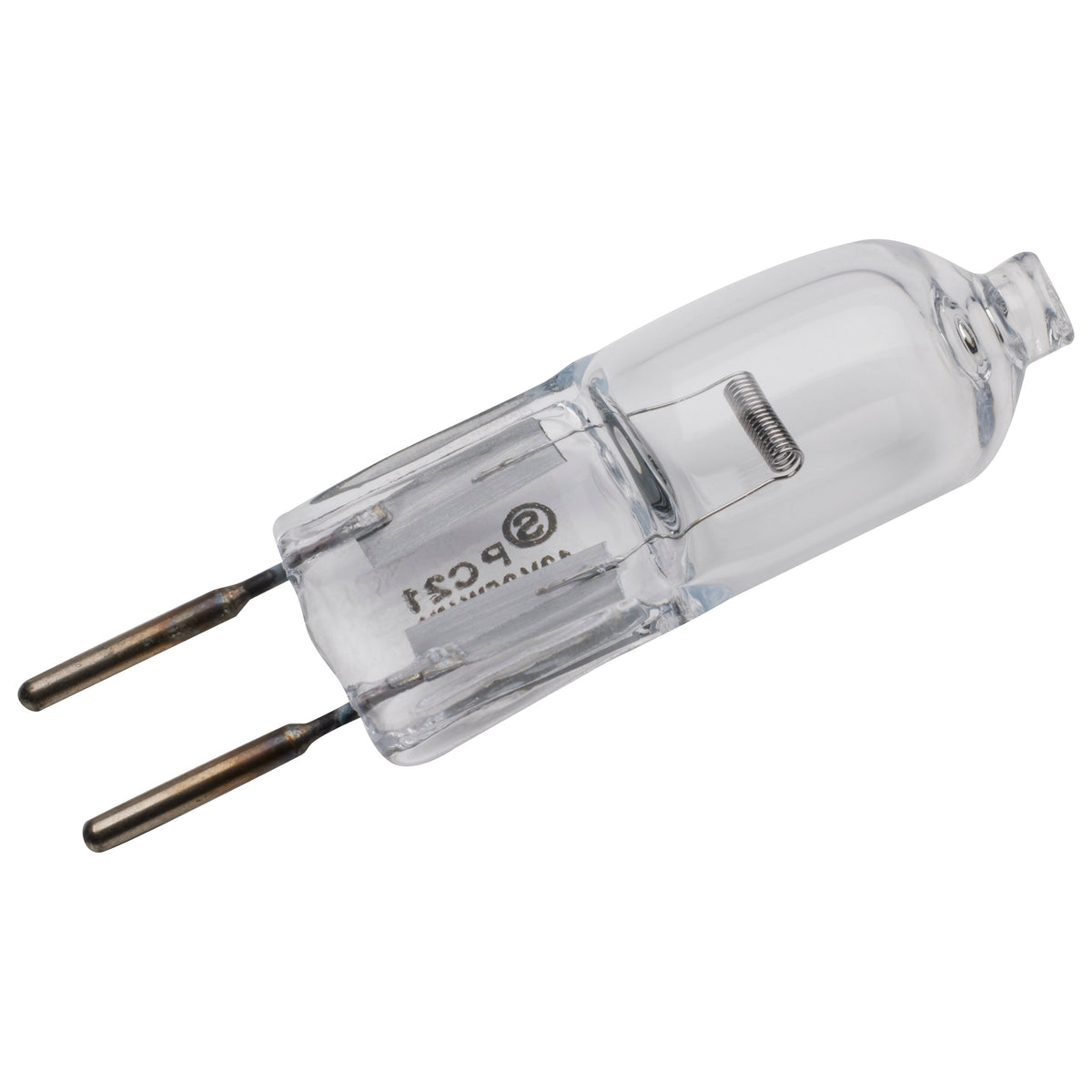 35 Watt - Halogen - T4 - Clear - 2000 Average rated hours - 595 Lumens - Bi Pin GY6.35 base - 12 Volt - Carded