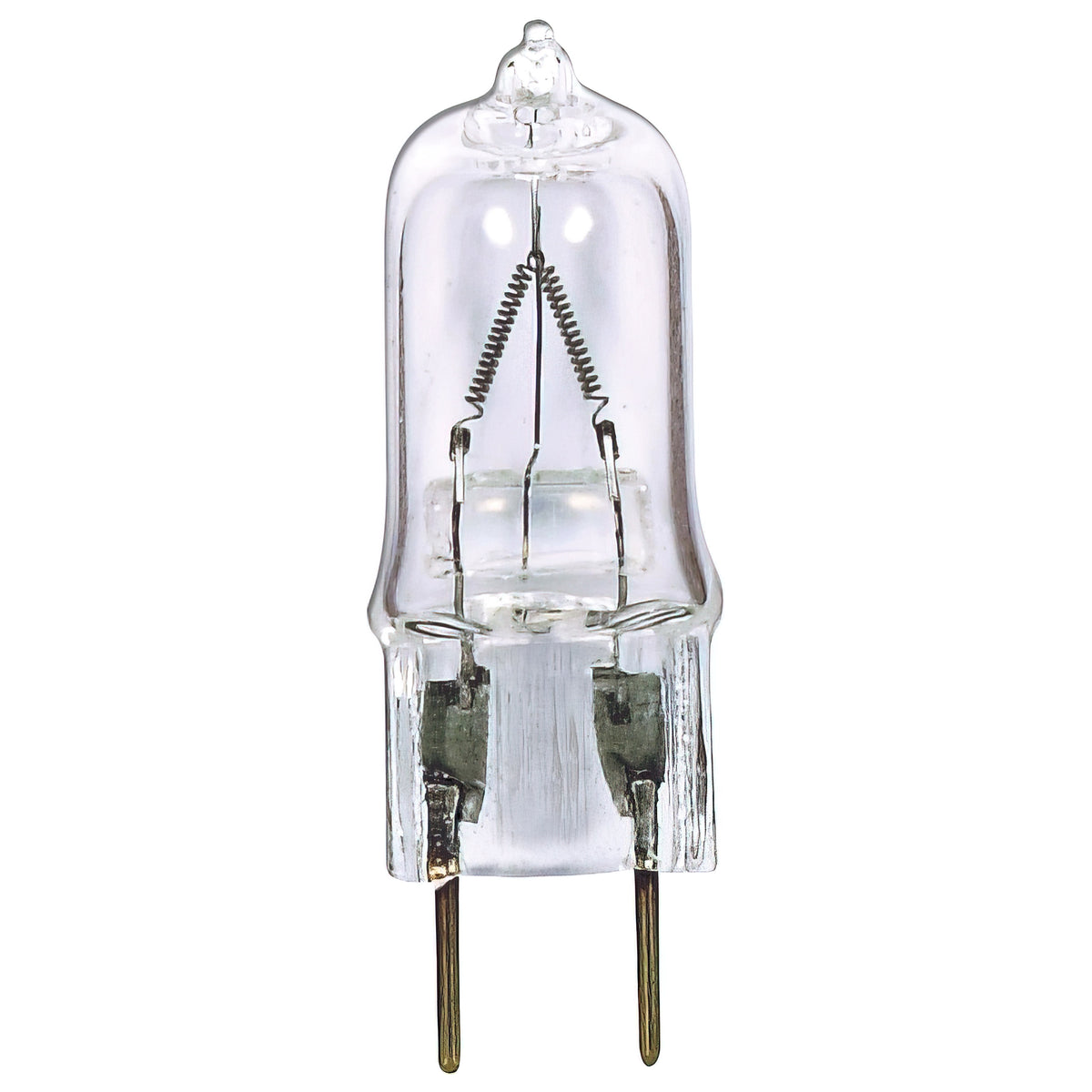 35 Watt - Halogen - T4 - Clear - 2000 Average rated hours - 380 Lumens - Bi Pin G8 base - 120 Volt - Carded lighting product