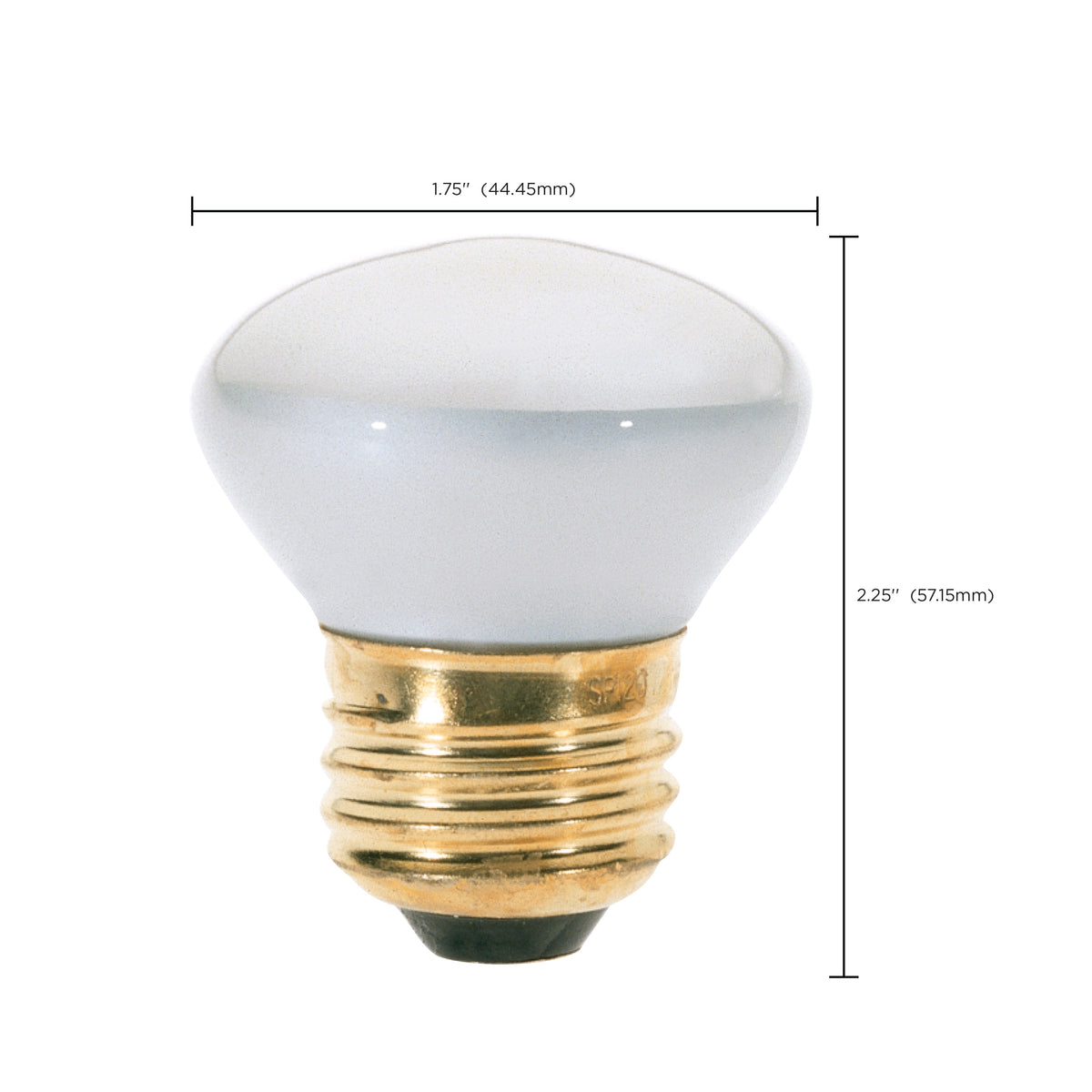 25 Watt R14 Stubby Incandescent - Clear - 1500 Average rated hours - 135 Lumens - Medium base - 120 Volt
