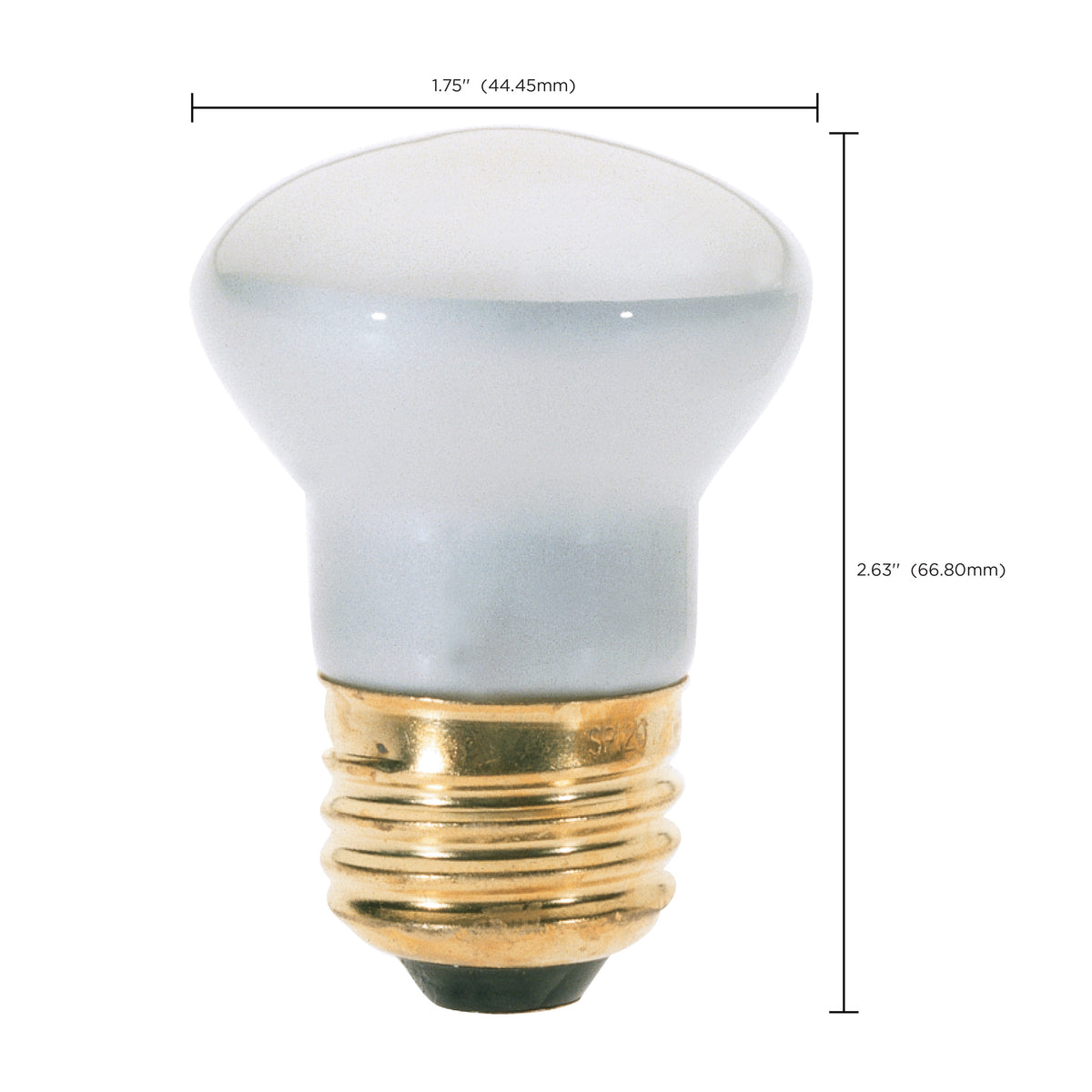 25 Watt R14 Incandescent - Translucent - 1500 Average rated hours - 135 Lumens - Medium base - 120 Volt