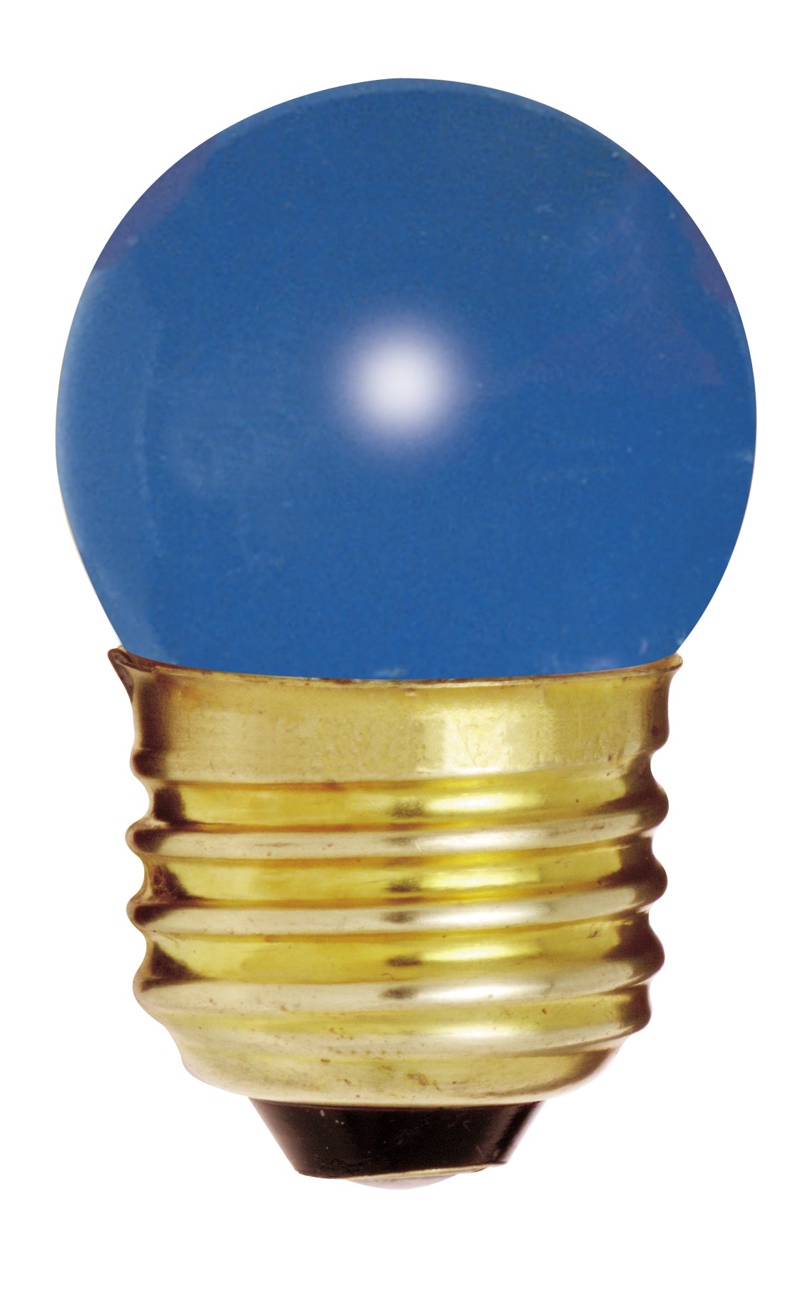 7.5 Watt S11 Incandescent - Ceramic Blue - 2500 Average rated hours - Medium base - 120 Volt product image
