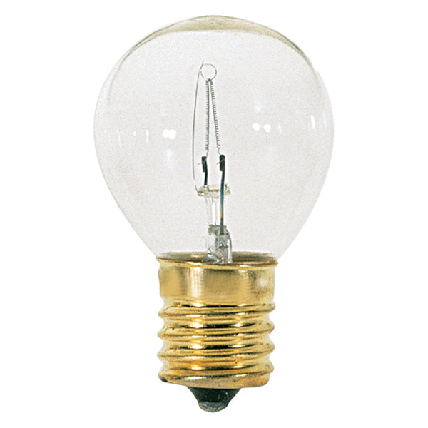 25 Watt - Incandescent - S11 - Clear - 1500 Average rated hours - 220 Lumens - Intermediate base - 120 Volt - Carded for