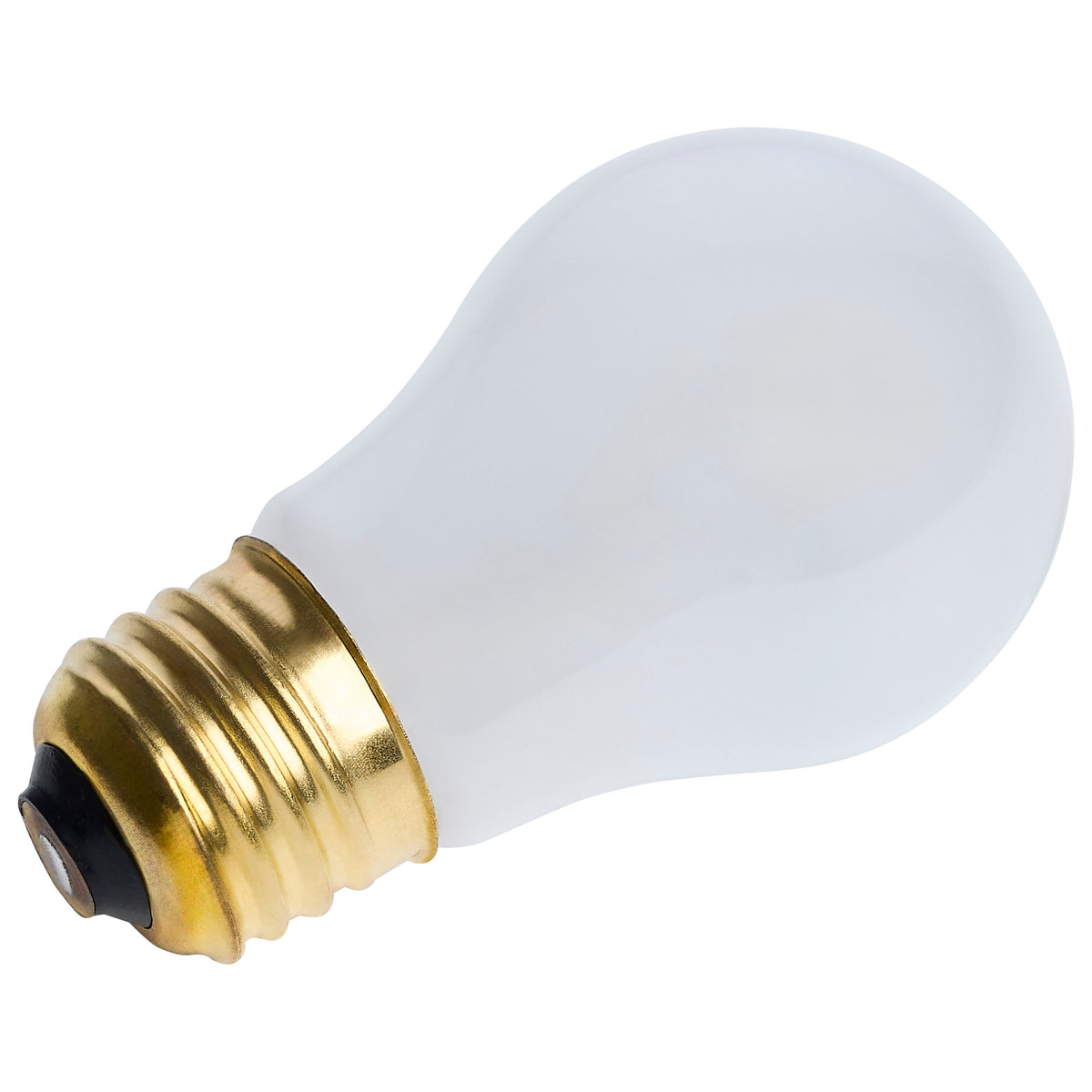 40 Watt A15 Incandescent - Frost - Appliance Lamp - 2500 Average rated hours - 290/217 Lumens - Medium base - 130 Volt - Carded