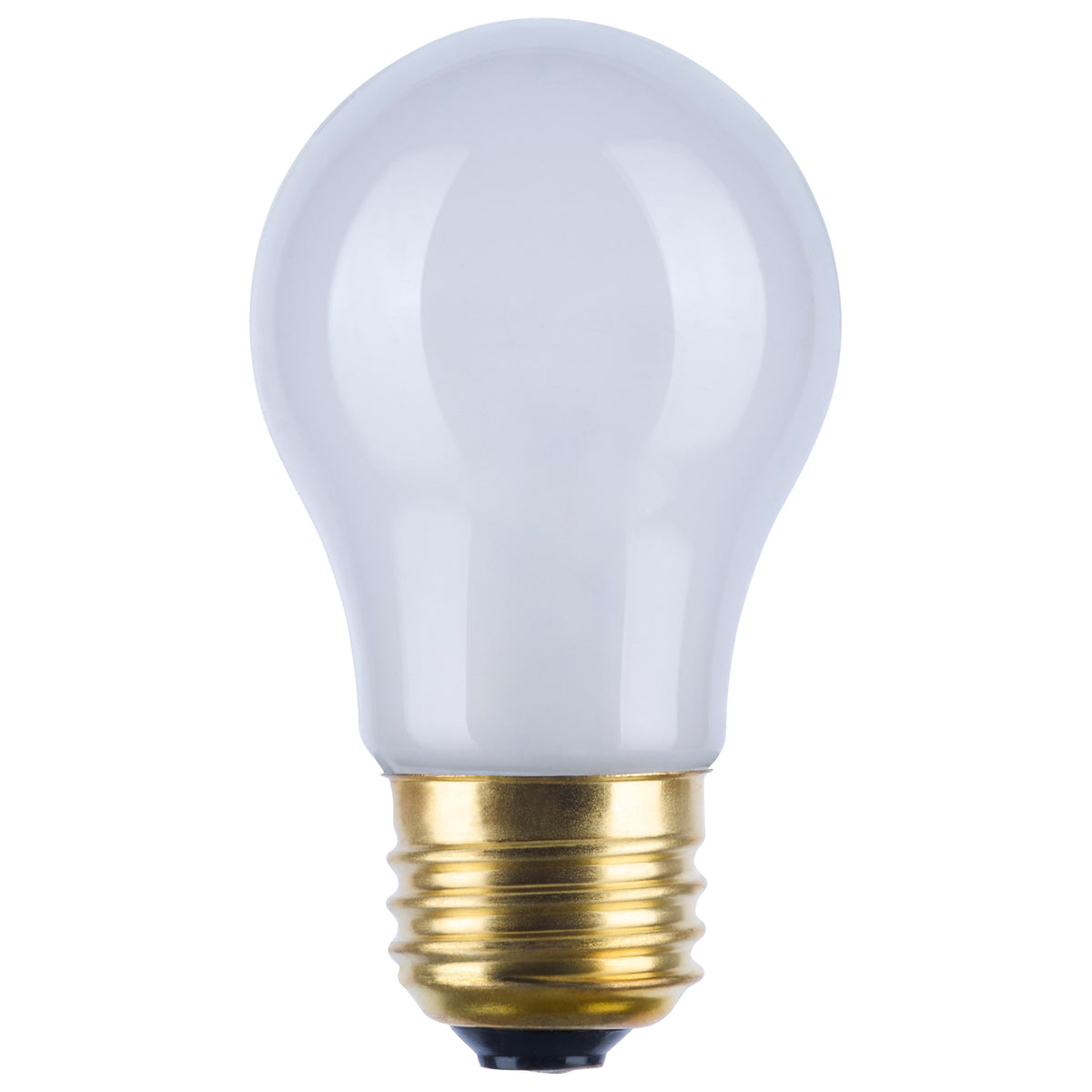 40 Watt A15 Incandescent - Frost - Appliance Lamp - 2500 Average rated hours - 290/217 Lumens - Medium base - 130 Volt Warm