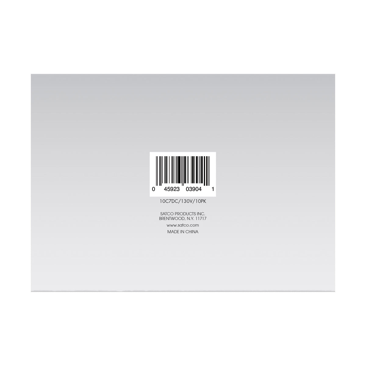 10 Watt C7 Incandescent - Clear - 2500 Average rated hours - 60 Lumens - DC Bay base - 130 Volt