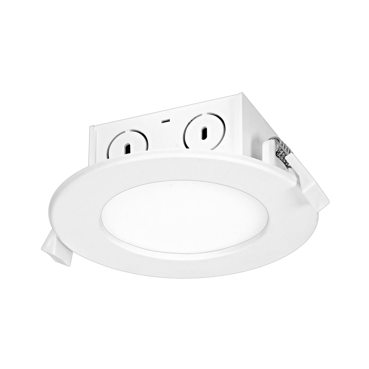 8.5 watt LED Direct Wire Downlight - Edge-lit - 4 inch - 3000K - 120 volt - Dimmable lighting product