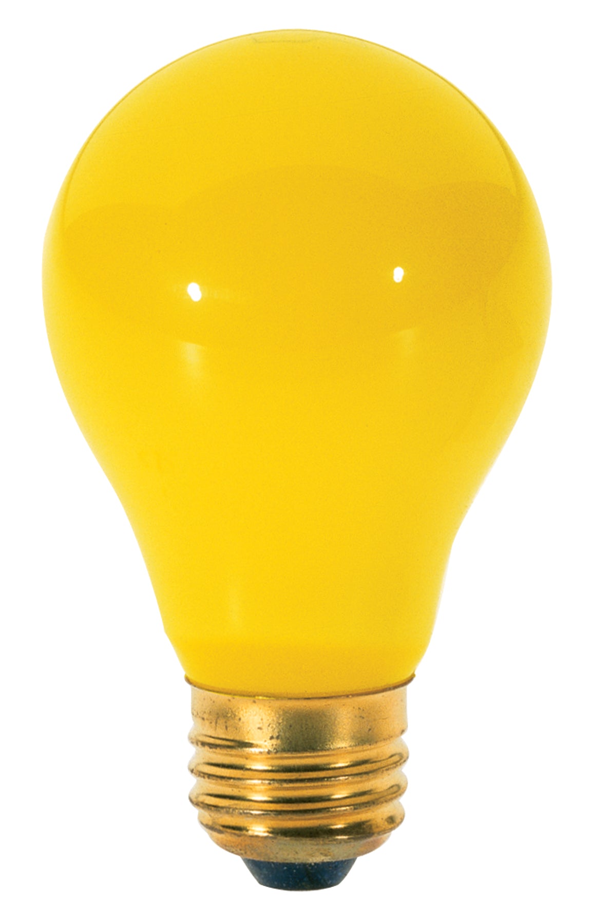 60 Watt A19 Incandescent - Yellow - 2000 Average rated hours - Medium base - 130 Volt - 2/Pack lighting product