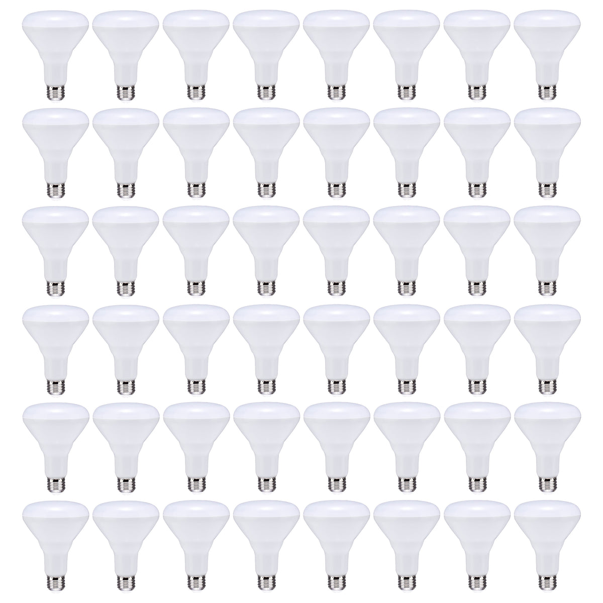 8.5 Watt - BR30 LED - 2700K - 80 CRI - Medium Base - 120 Volts - Dimmable - 48-pack