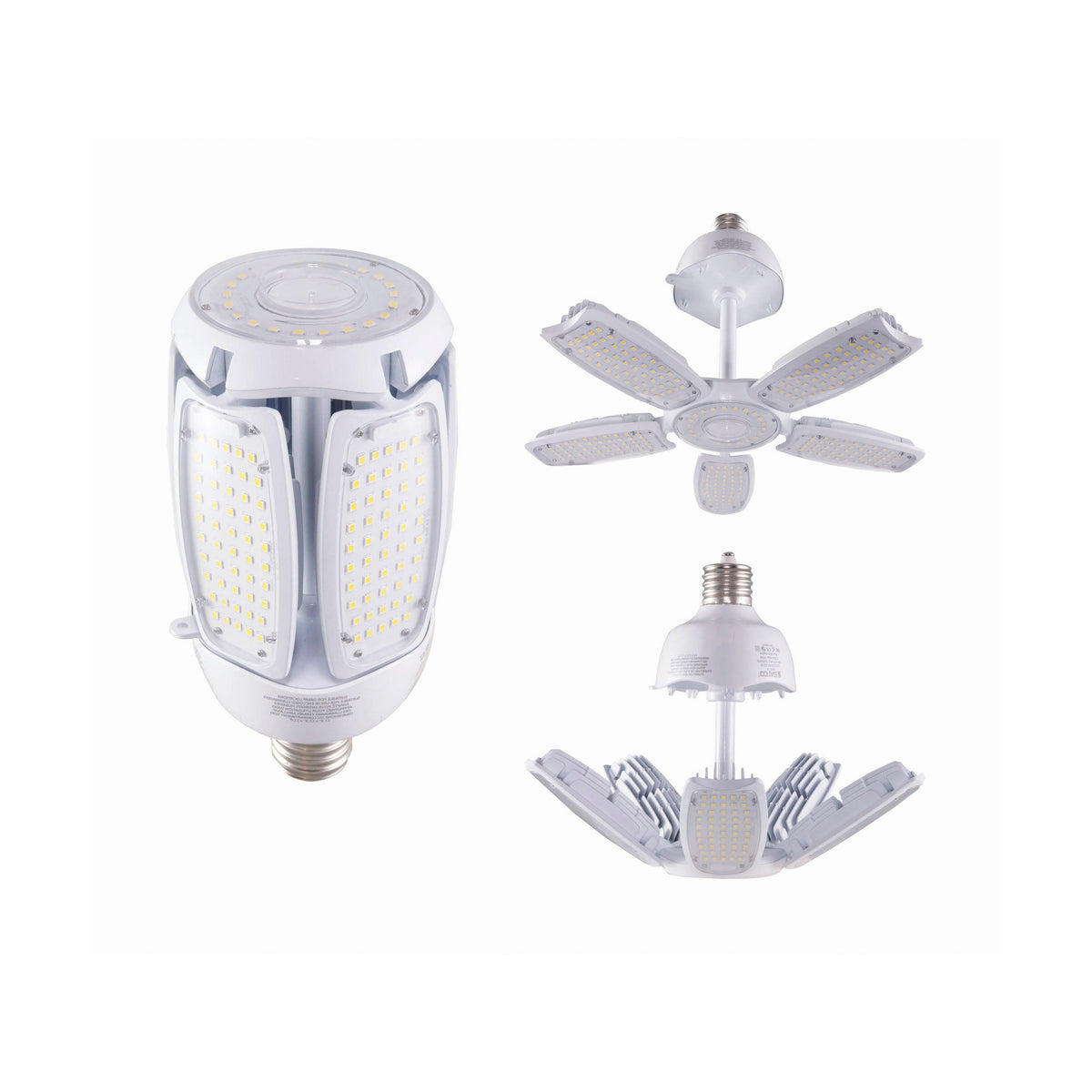 90 Watt LED HID Replacement - 5000K - Mogul Extended base - Adjustable Beam Angle - Type B Ballast Bypass -120-277 Volt
