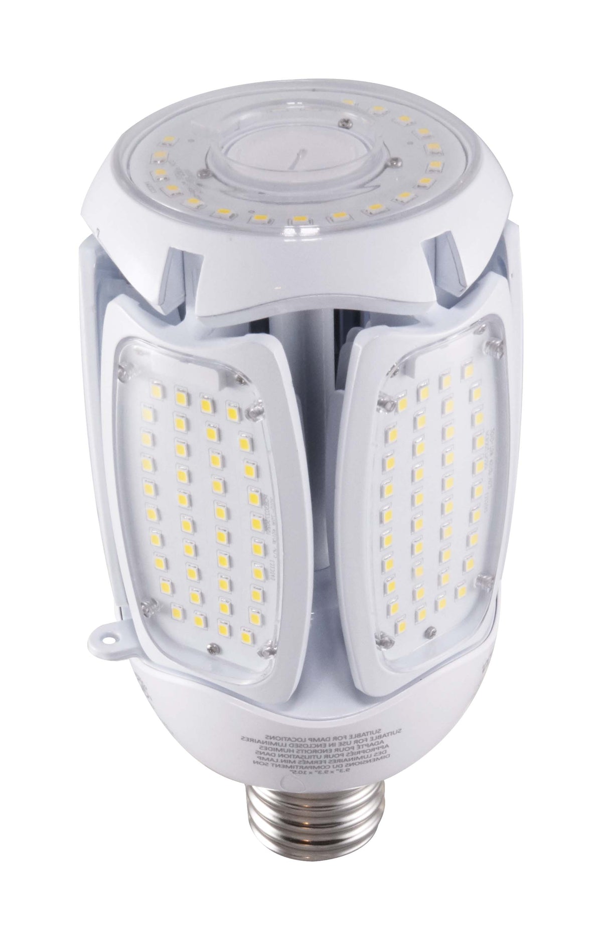 60 Watt LED HID Replacement - 5000K - Mogul extended base - Adjustable Beam Angle - Type B Ballast Bypass -120-277 Volt
