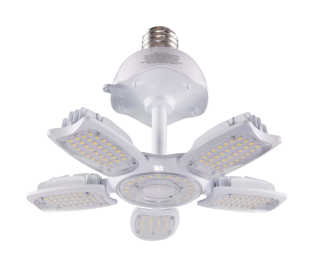 75 Watt LED HID Replacement - 5000K - Mogul Extended base - Adjustable Beam Angle - Type B Ballast Bypass -120-277 Volt