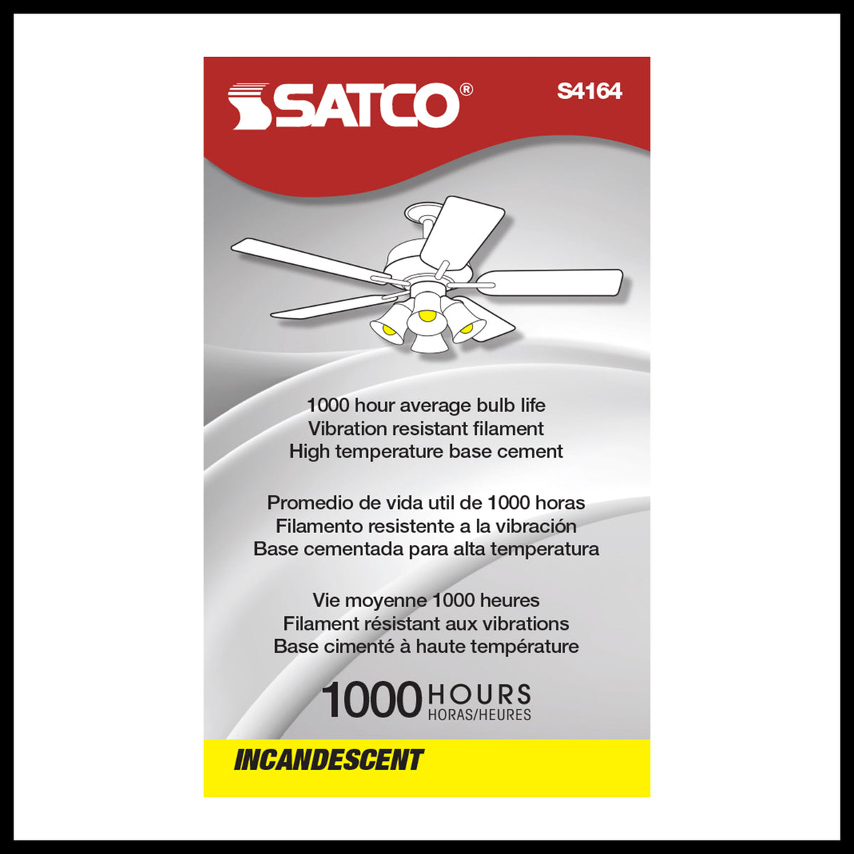 40 Watt A15 Incandescent - Clear - Appliance Lamp - 1000 Average rated hours - 420 Lumens - Intermediate base - 130 Volt