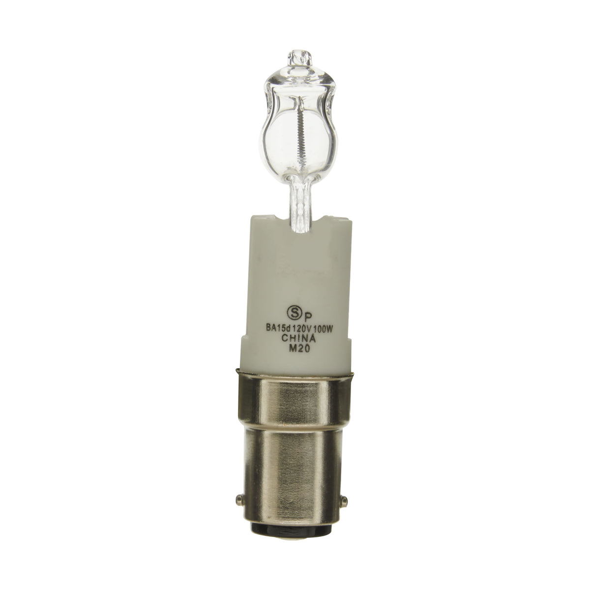 100 Watt - Halogen - T4 Long - Clear - 2000 Average rated hours - 1600 Lumens - DC Bay base - 120 Volt lighting product